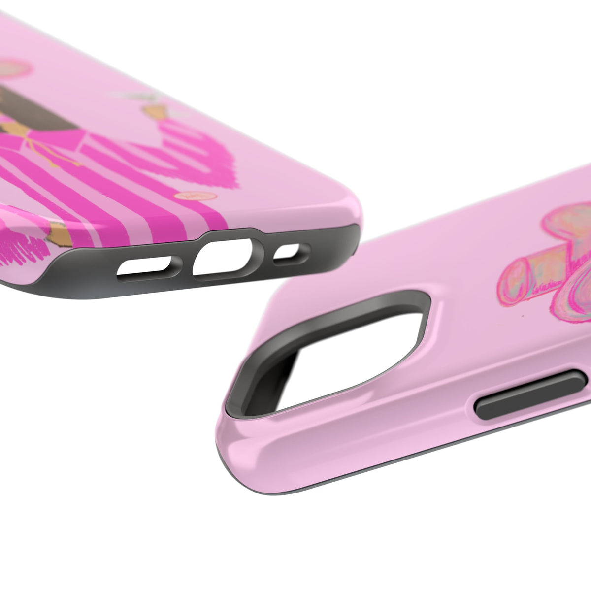 Cocktail Cowgirl Mag Safe Case for iPhone - Pink