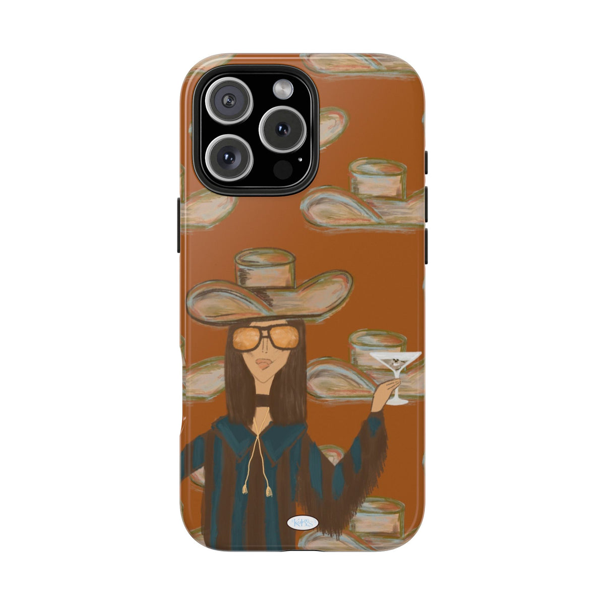 Cocktail Cowgirl Tough Case for iPhone