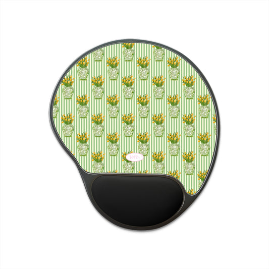 Tulip Haus Pattern Memory Foam Mouse Pad