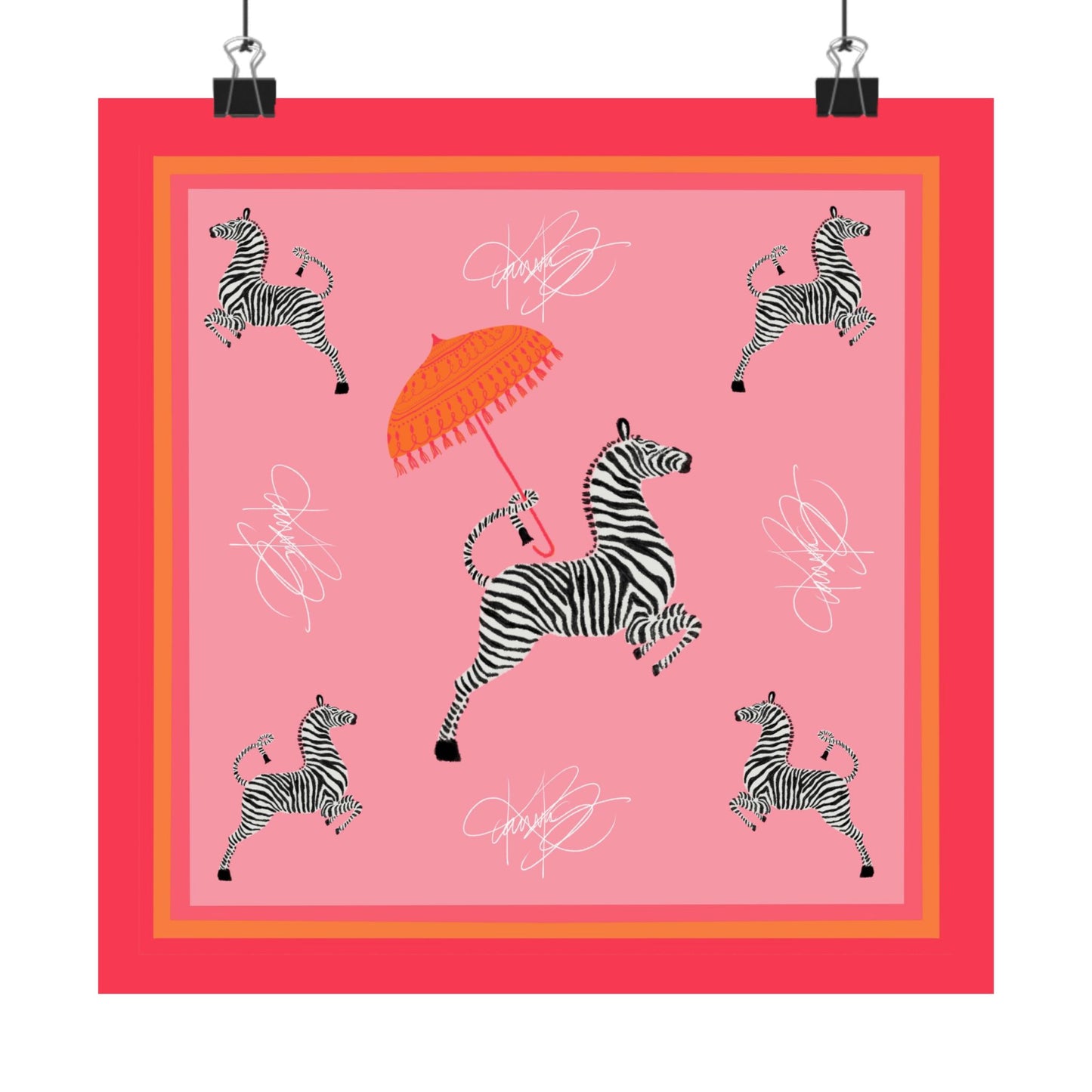 Rain or Stripe Scarf Photo Print