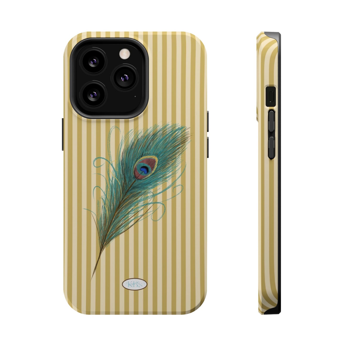 Peacock Feather Mag Safe Case