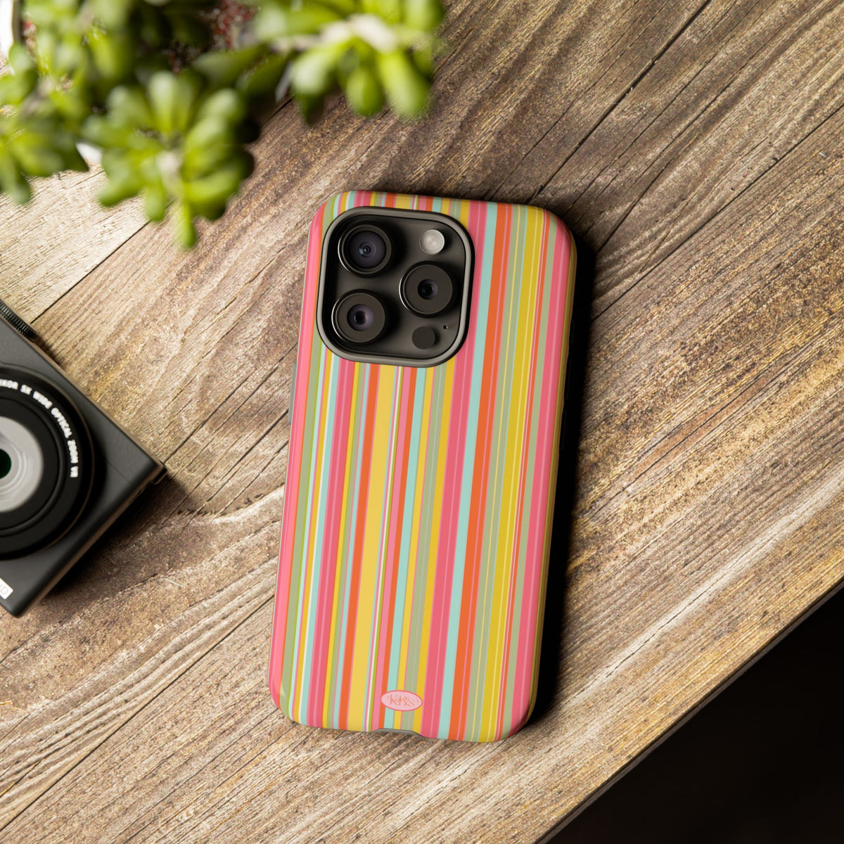Poolside Stripe Tough Case for iPhone