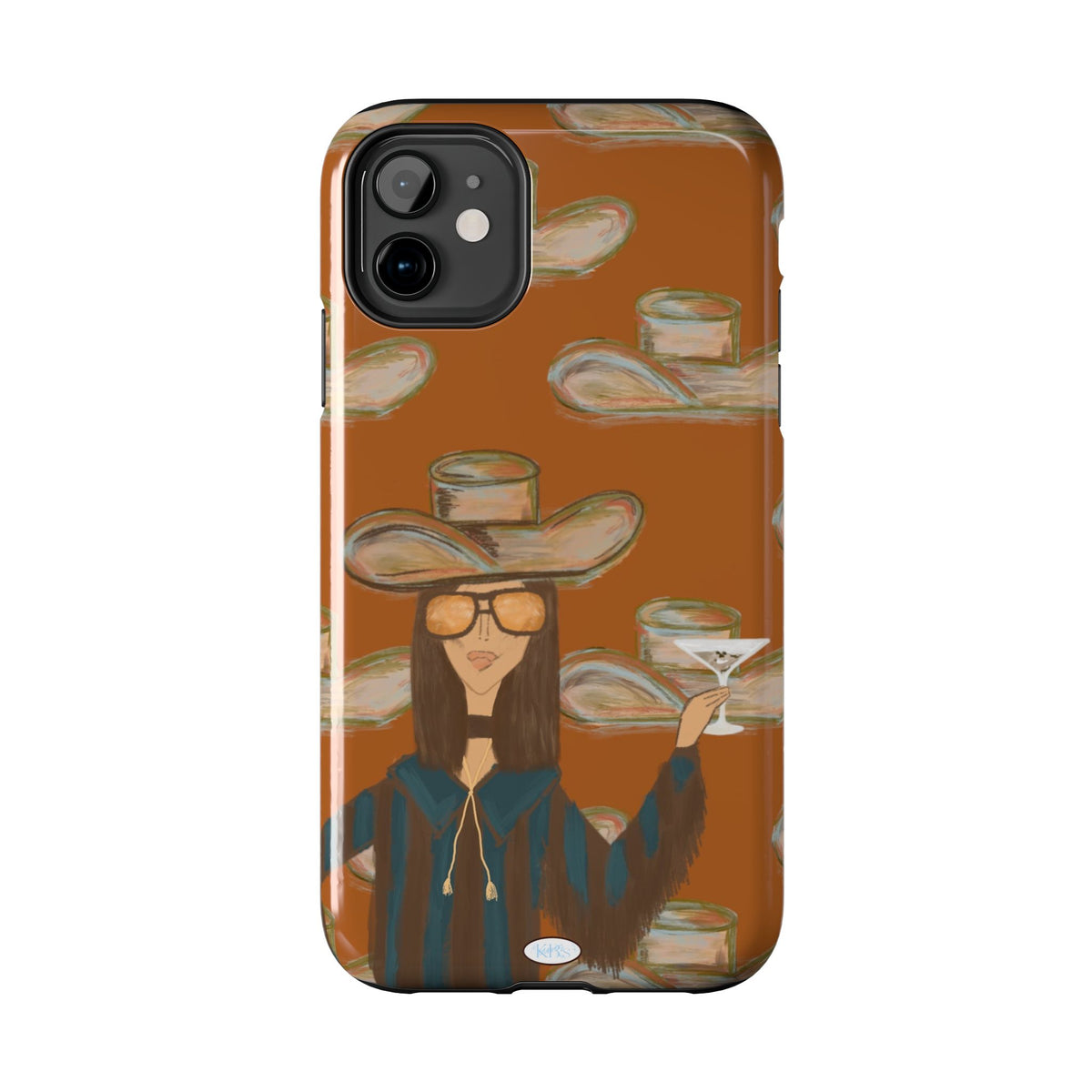 Cocktail Cowgirl Tough Case for iPhone
