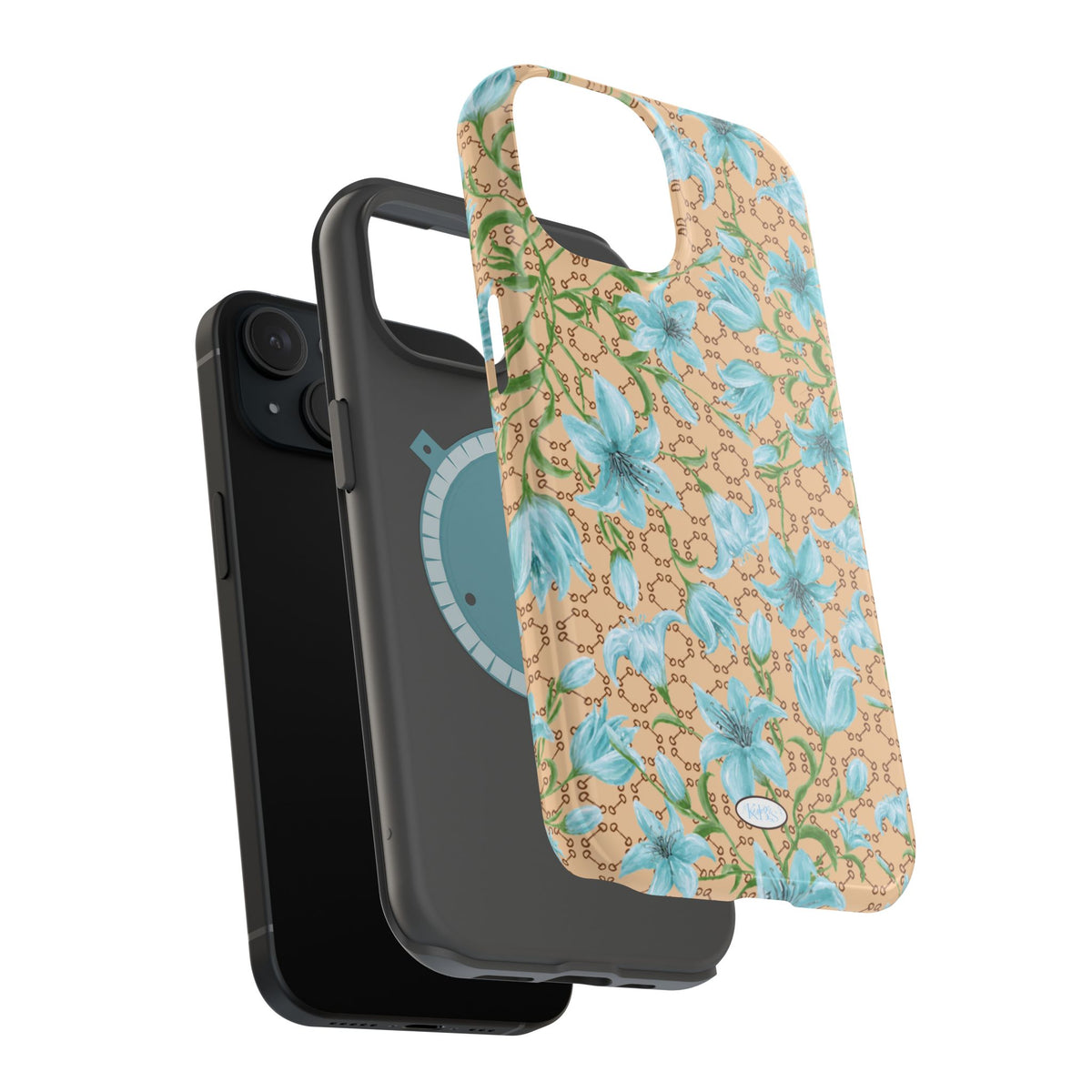 Horsebit Fleur Mag Safe Case for iPhone