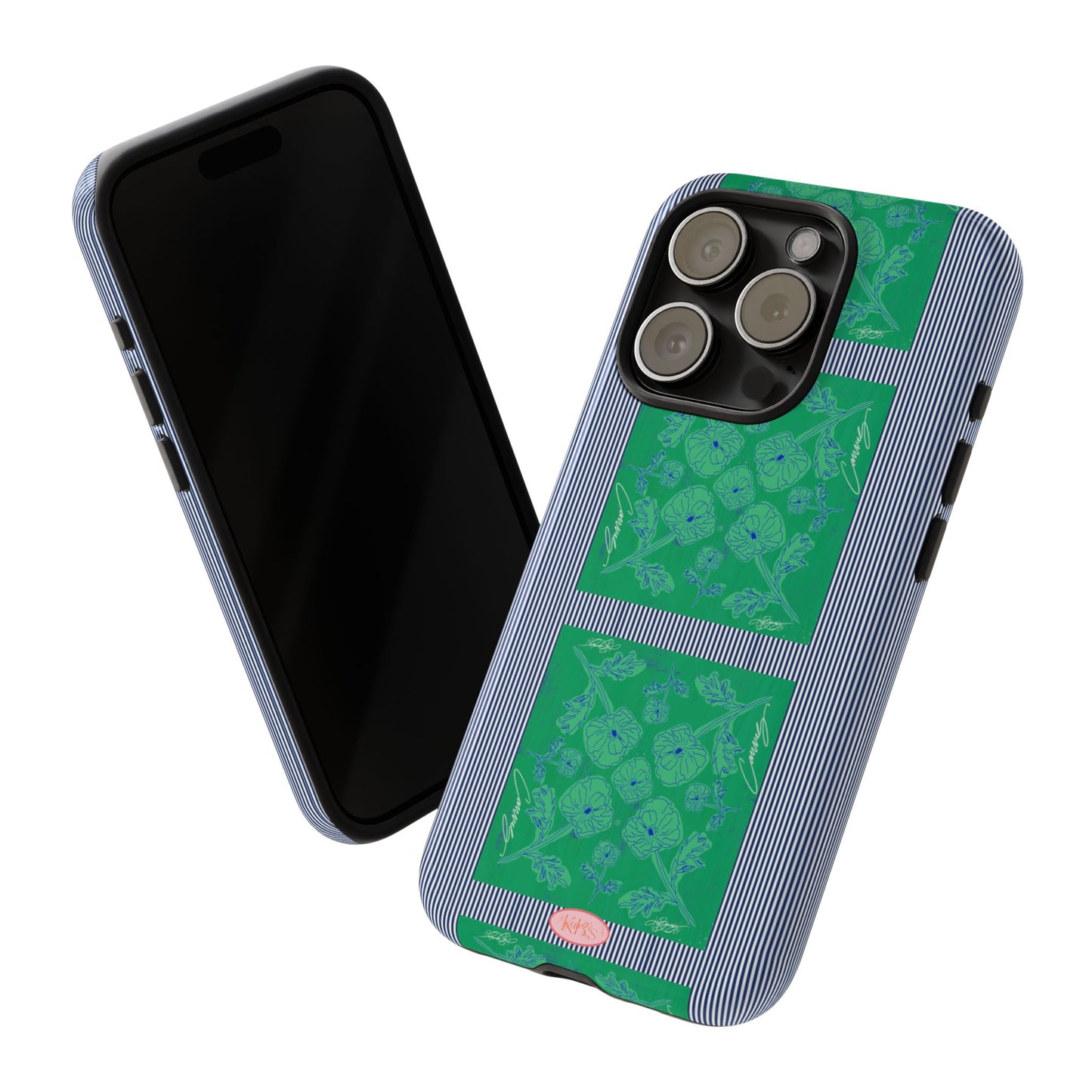 Flora Bloom Scarf Tough Case for iPhone