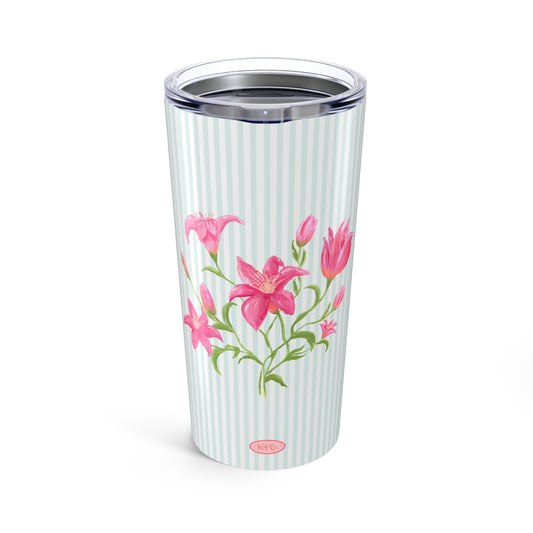 Lily Bloom Tumbler - Blue
