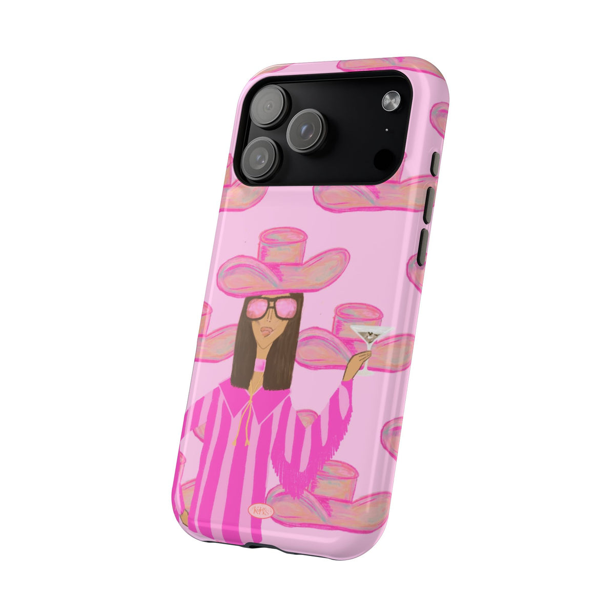 Cocktail Cowgirl MagSafe Case - Pink