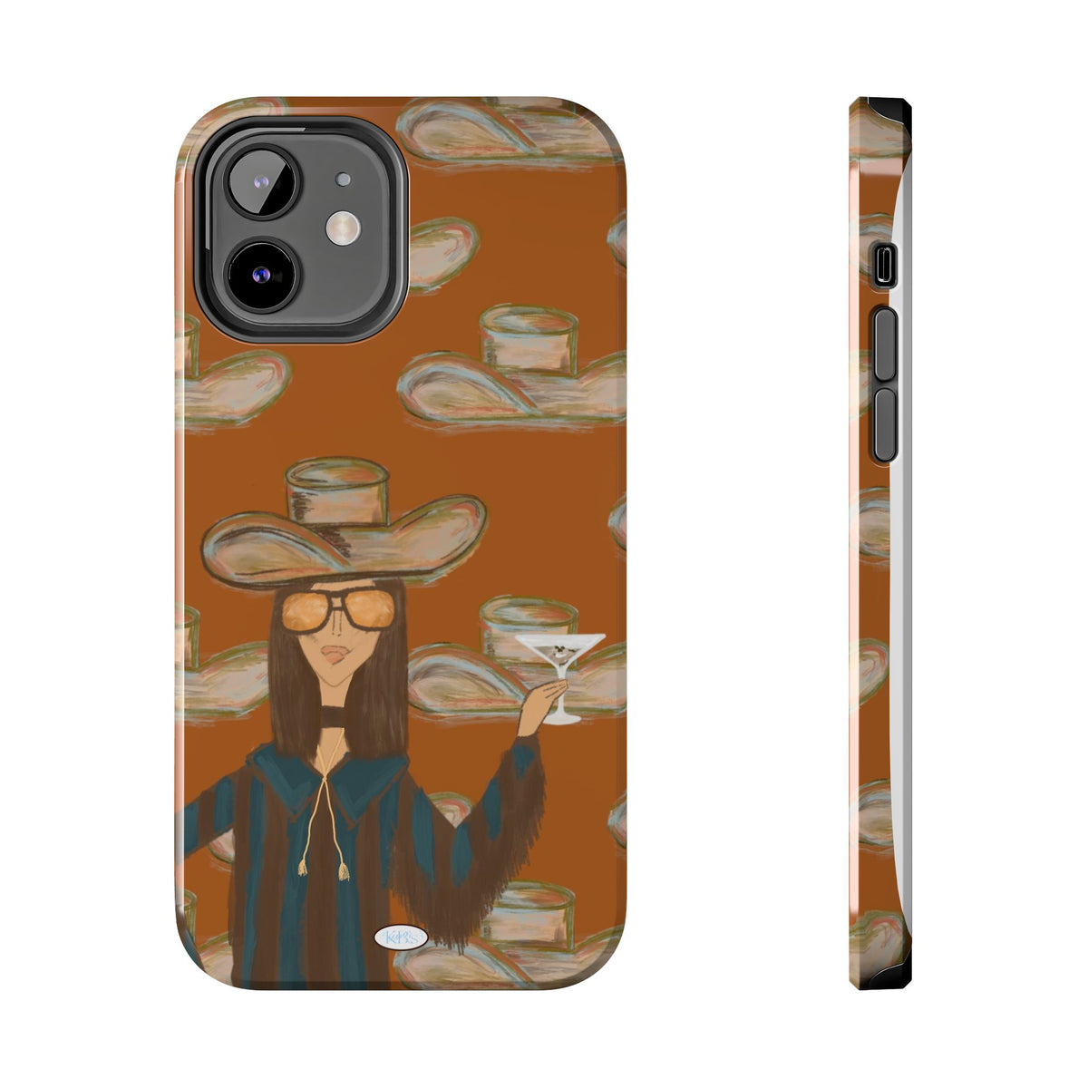 Cocktail Cowgirl Tough Case for iPhone