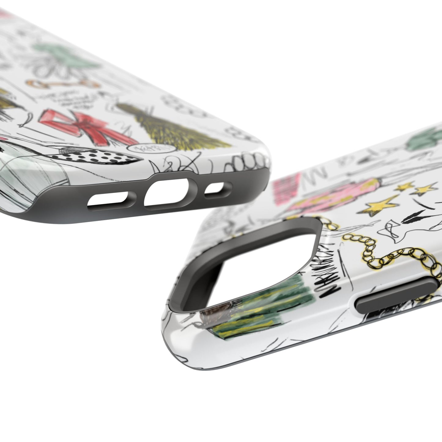 Fashion Sketch Mag Safe Case for iPhone - Multi