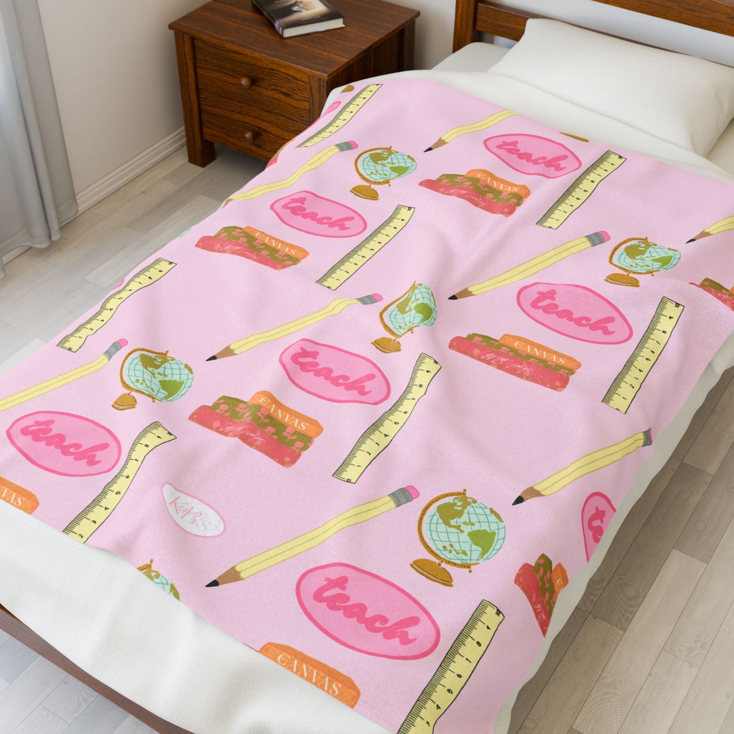 Campus Collection Velveteen Blanket