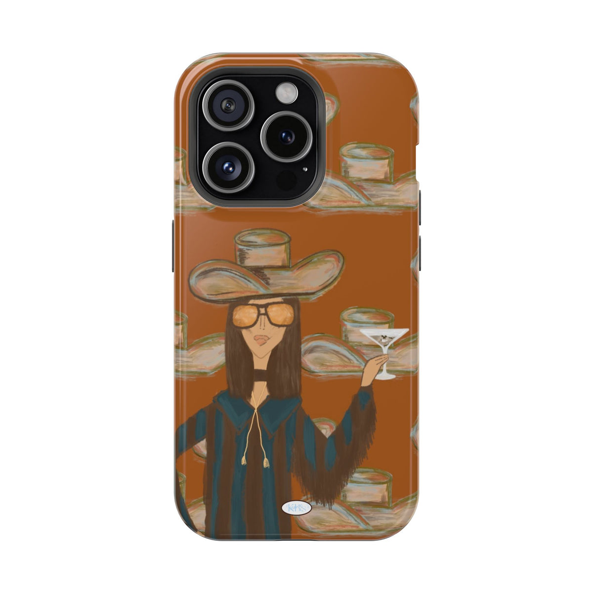 Cocktail Cowgirl Mag Safe Case for iPhone
