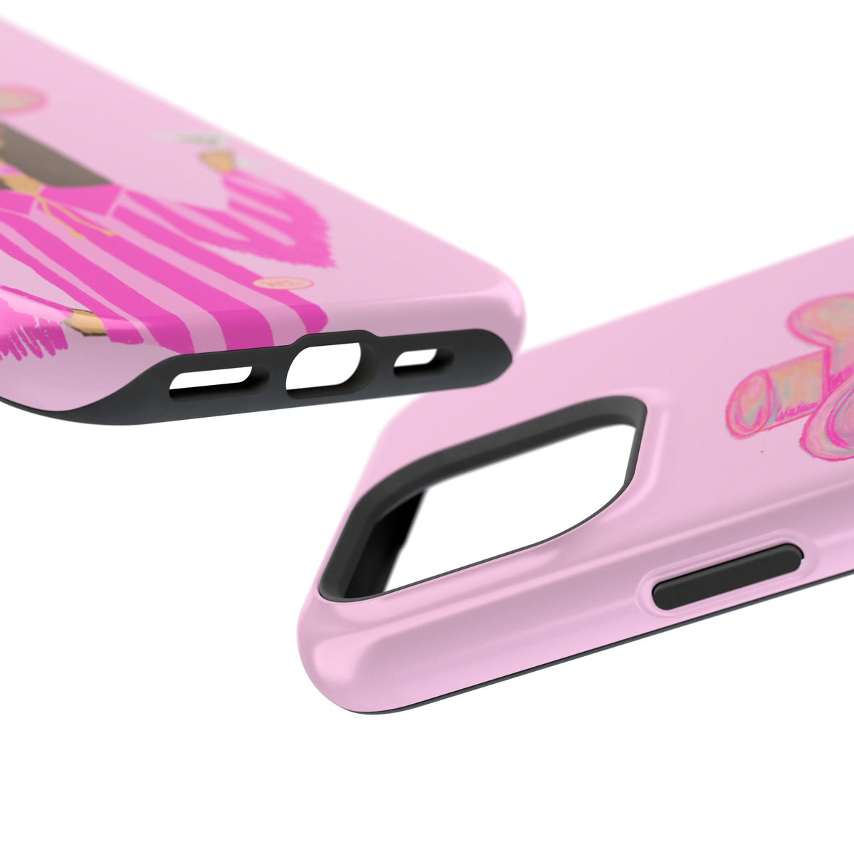 Cocktail Cowgirl Mag Safe Case for iPhone - Pink