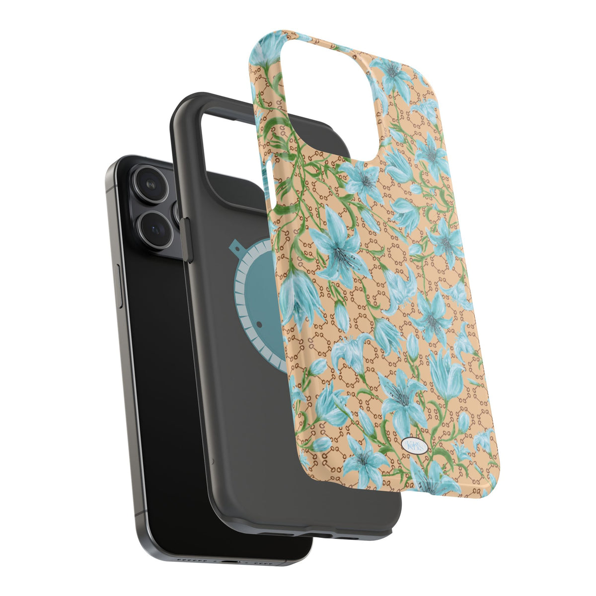 Horsebit Fleur Mag Safe Case for iPhone