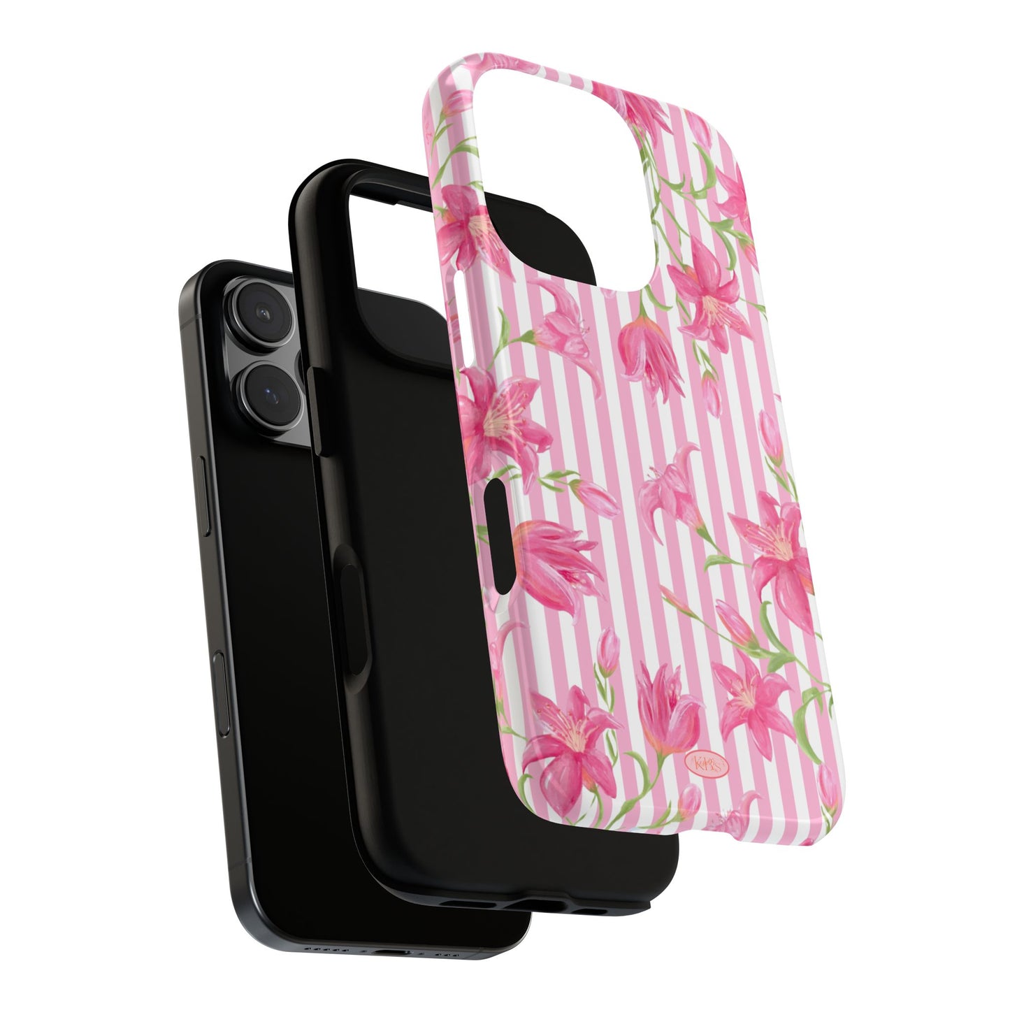 Azalea Stripe Tough Case for iPhone - Pink