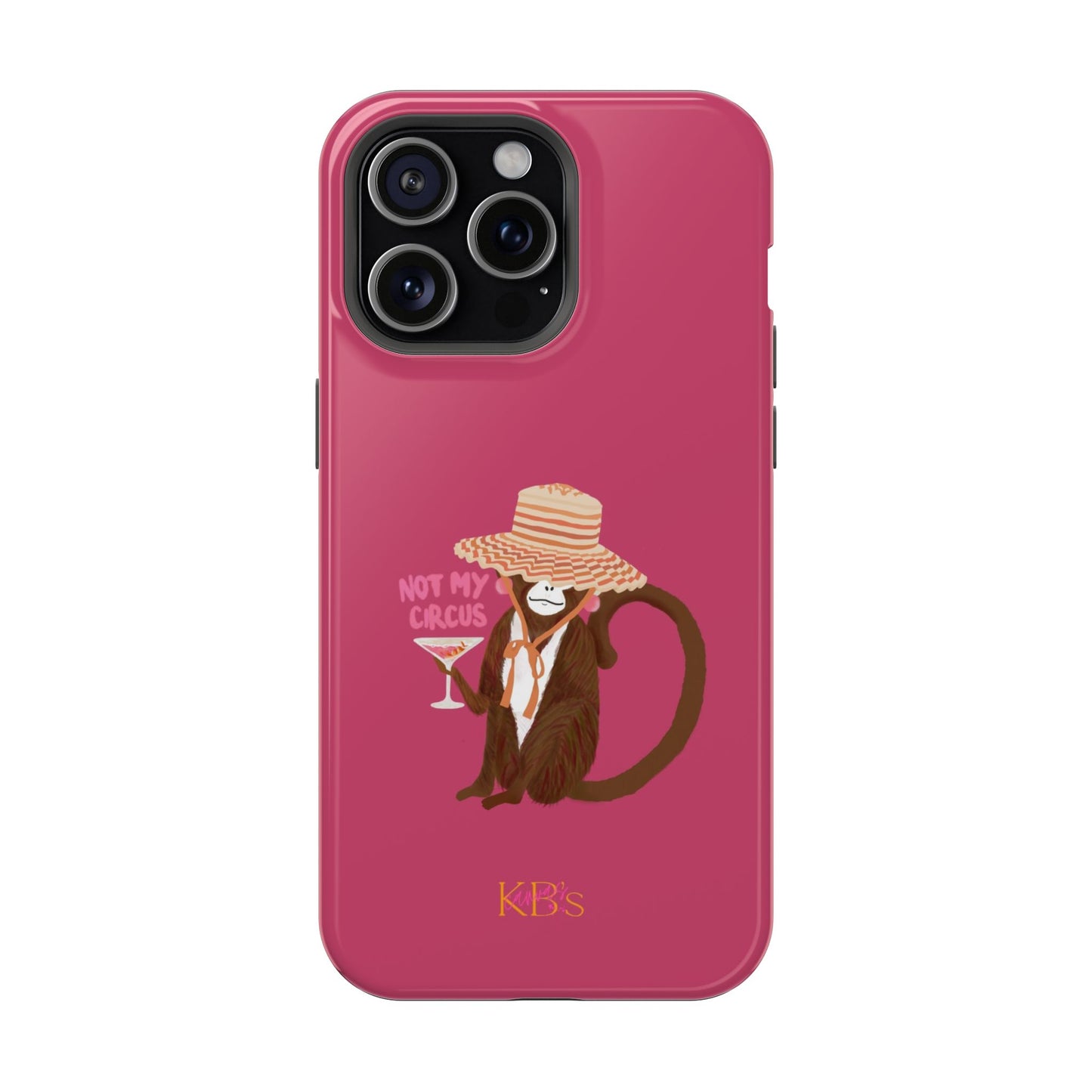 Not My Circus Mag Safe Case - Magenta