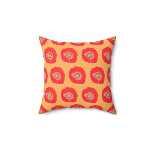 Poppy Fleur Throw Pillow