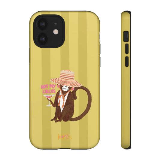 Not My Circus Tough Case - Green Stripe