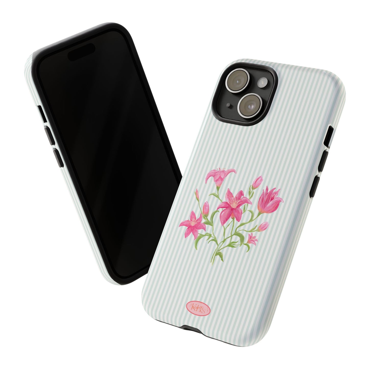 Lily Bloom Tough Case for iPhone - Blue