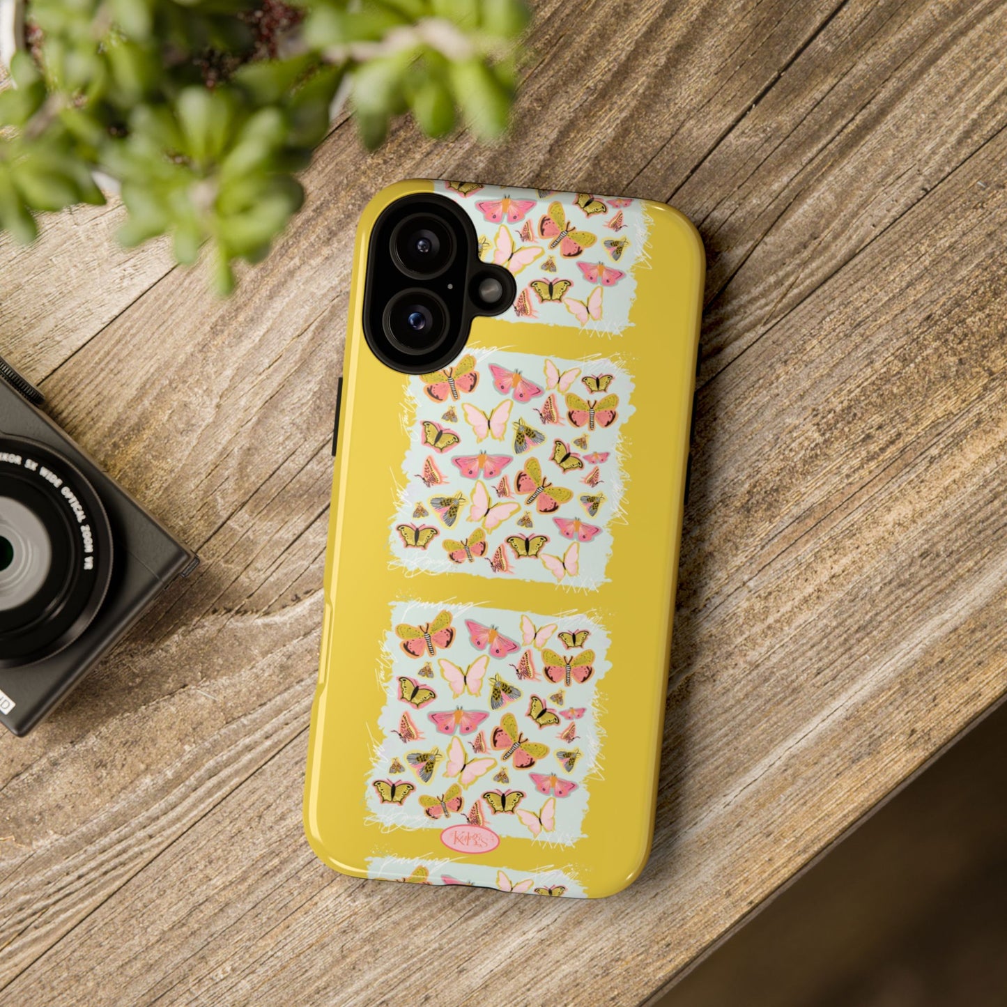 Butterfly Muse Scarf Tough Case for iPhone