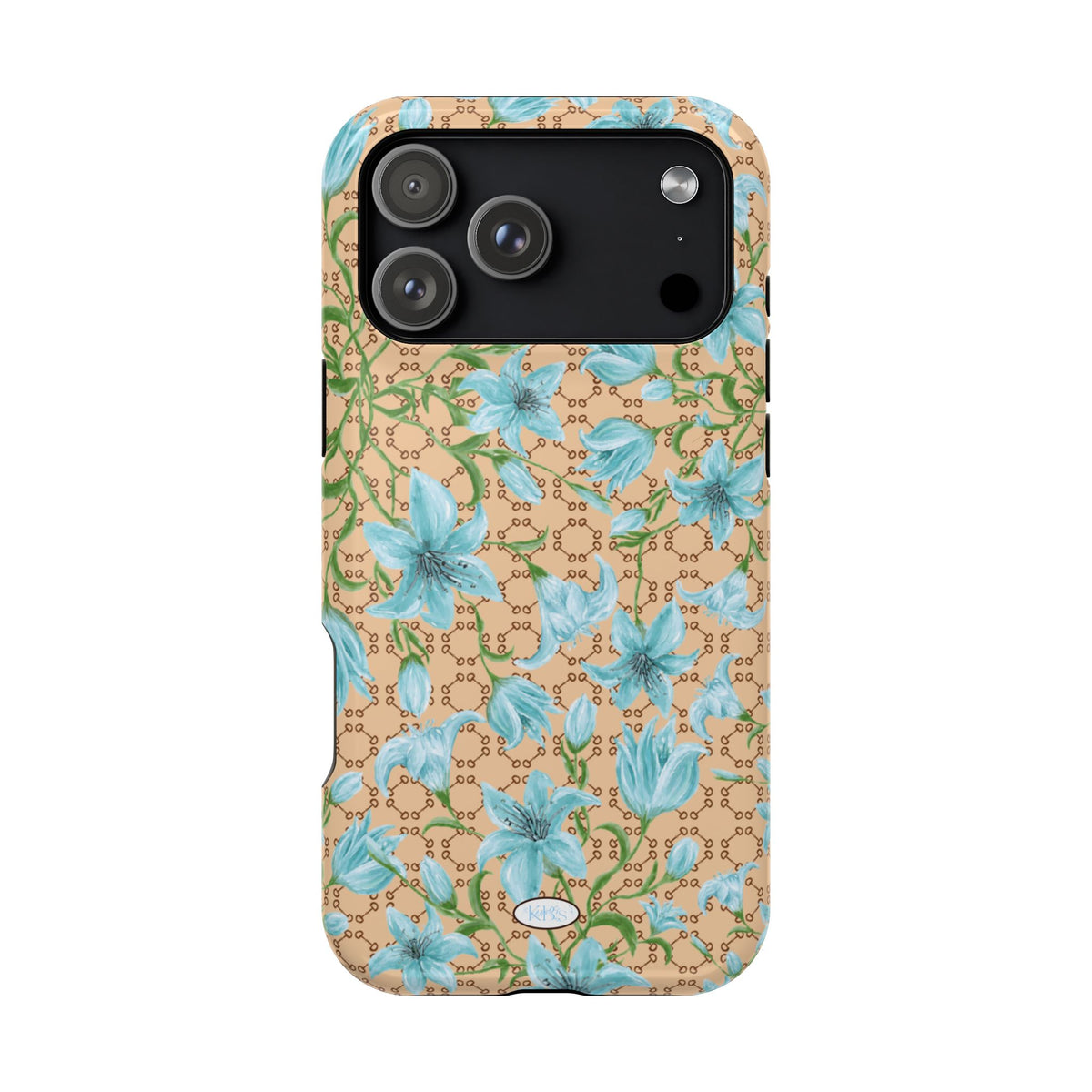 Horsebit Fleur Mag Safe Case for iPhone