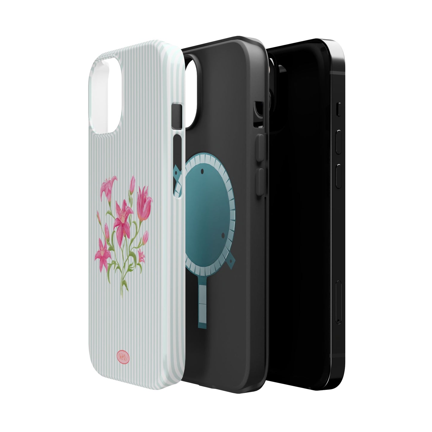 Lily Bloom Mag Safe Case for iPhone - Blue