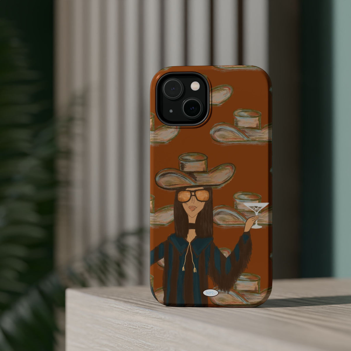 Cocktail Cowgirl Mag Safe Case for iPhone