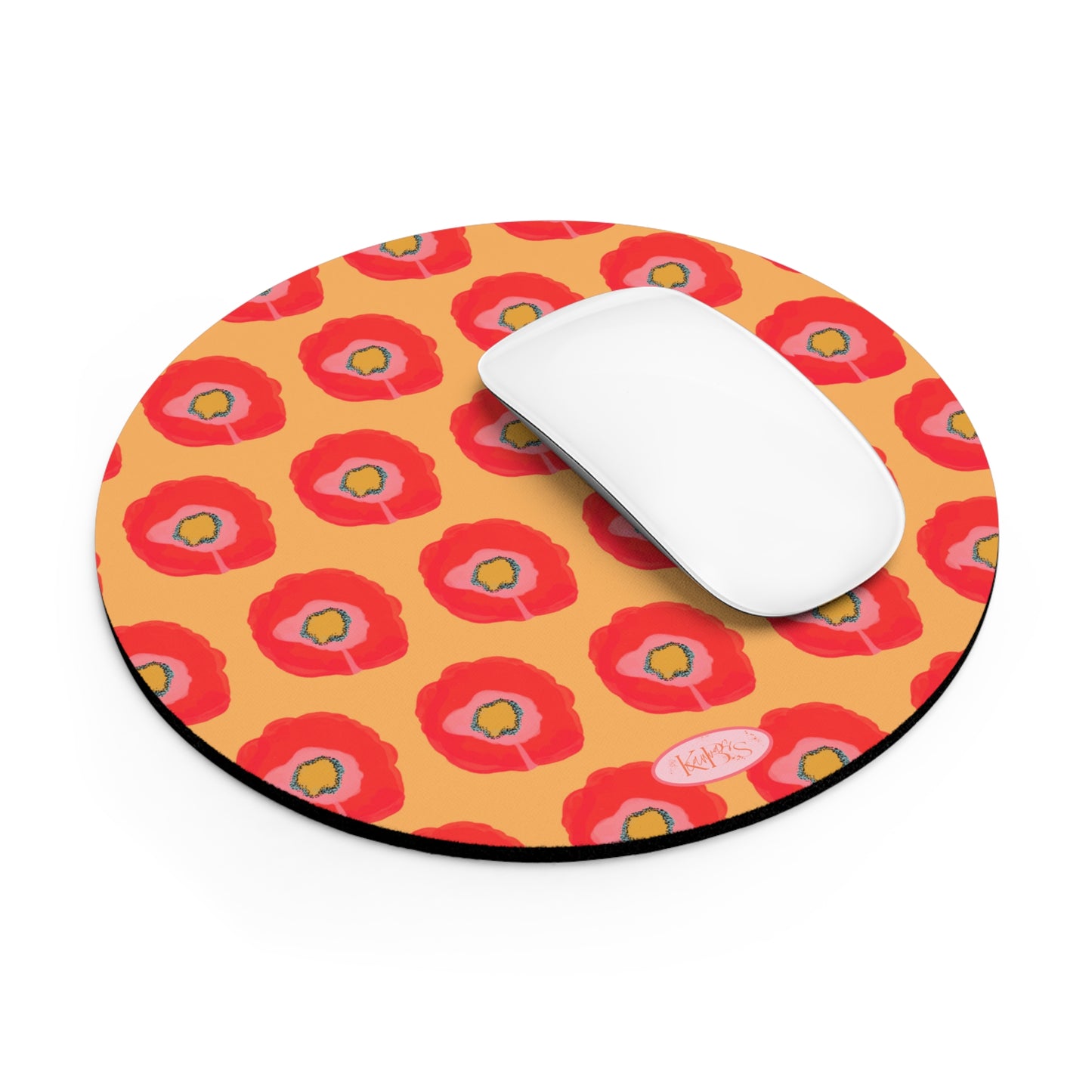 Poppy Fleur Mouse Pad