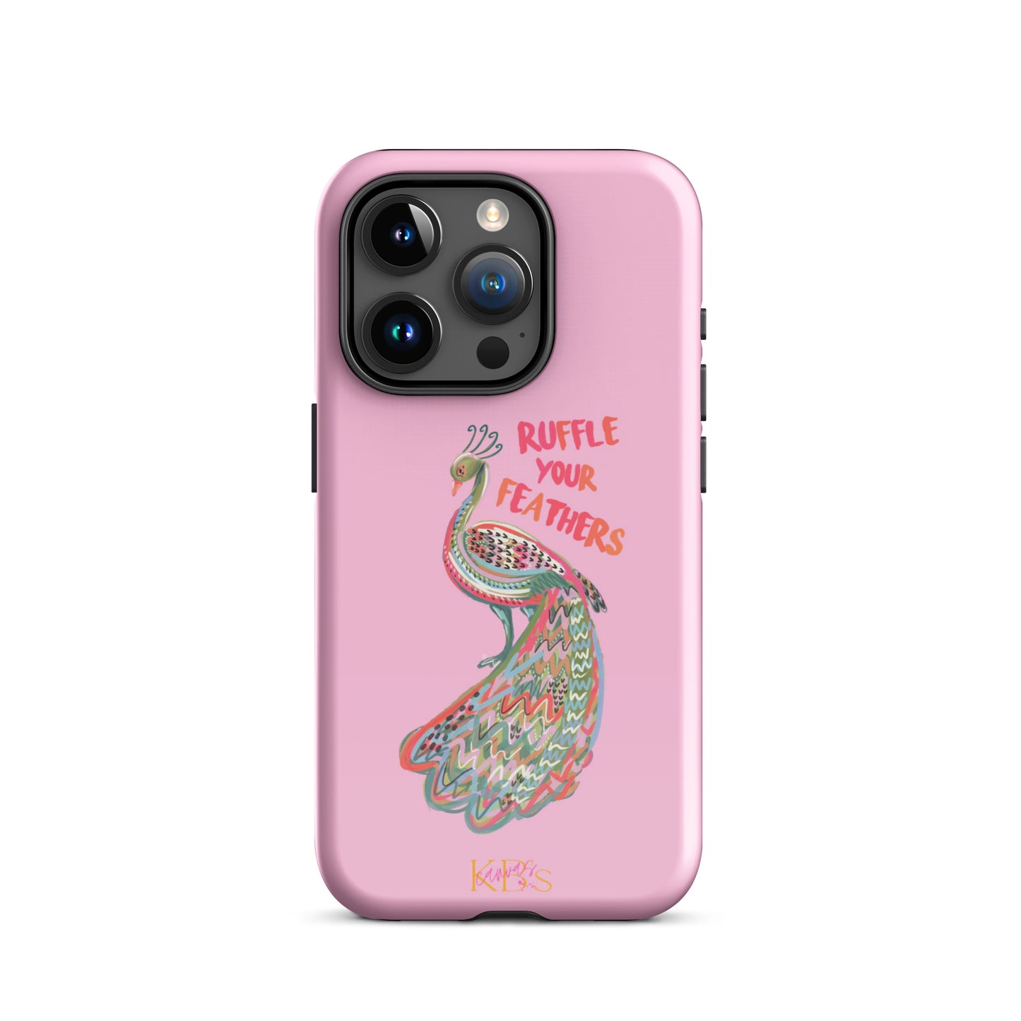 Ruffle Your Feathers Tough Case for iPhone - Pink