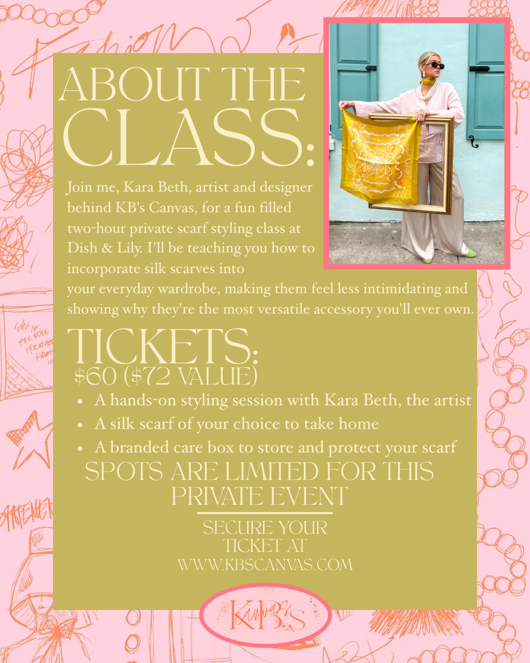 SCARF STYLING CLASS - DISH & LILY