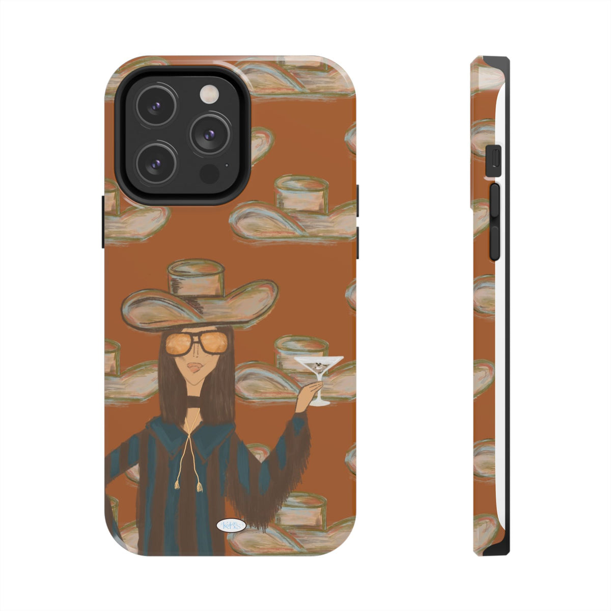 Cocktail Cowgirl Tough Case for iPhone
