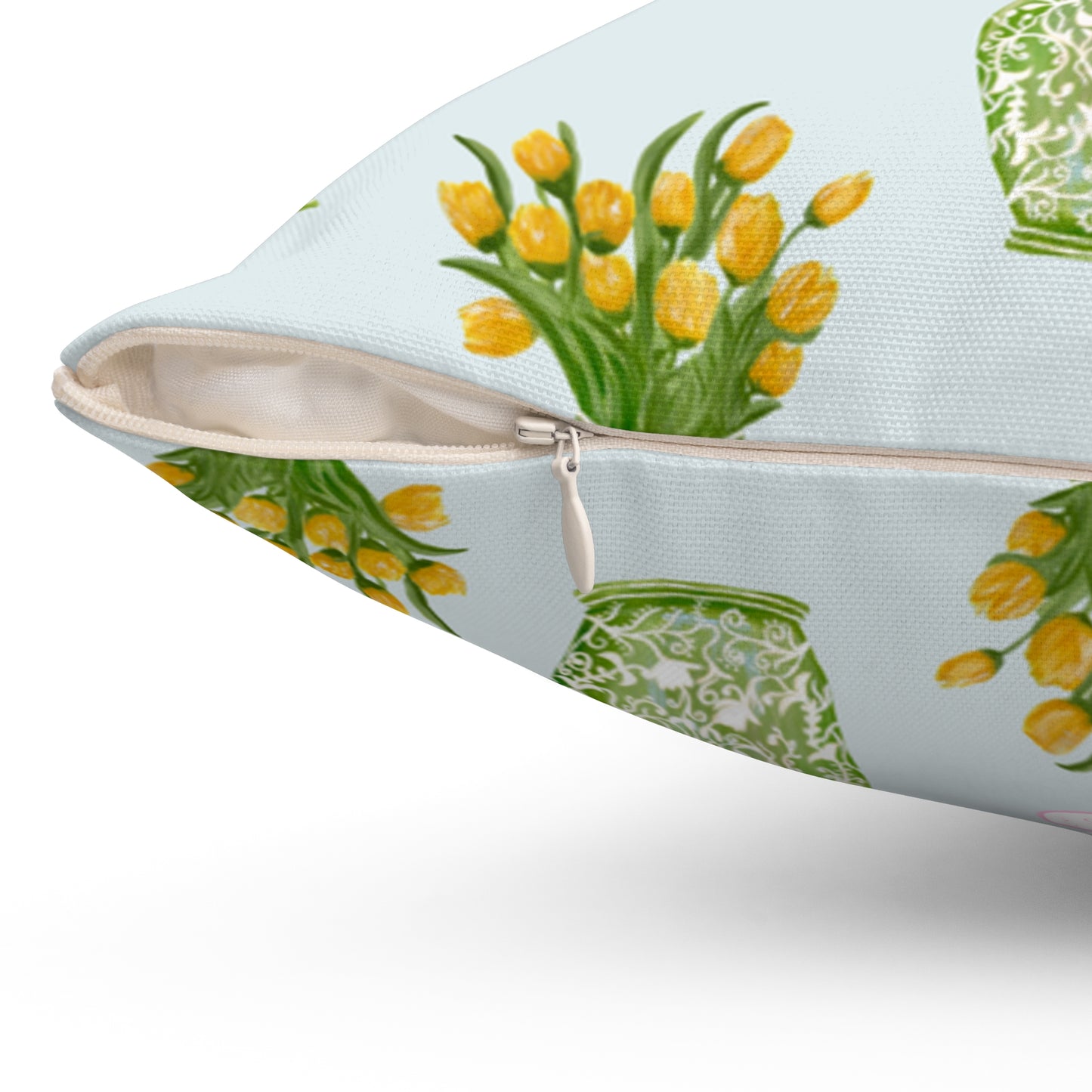 Tulip Haus Pattern Throw Pillow