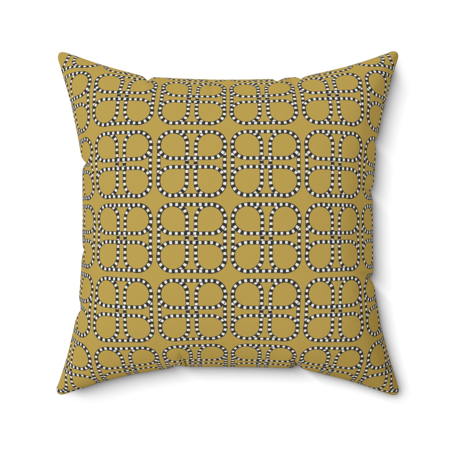 Looped Link Throw Pillow