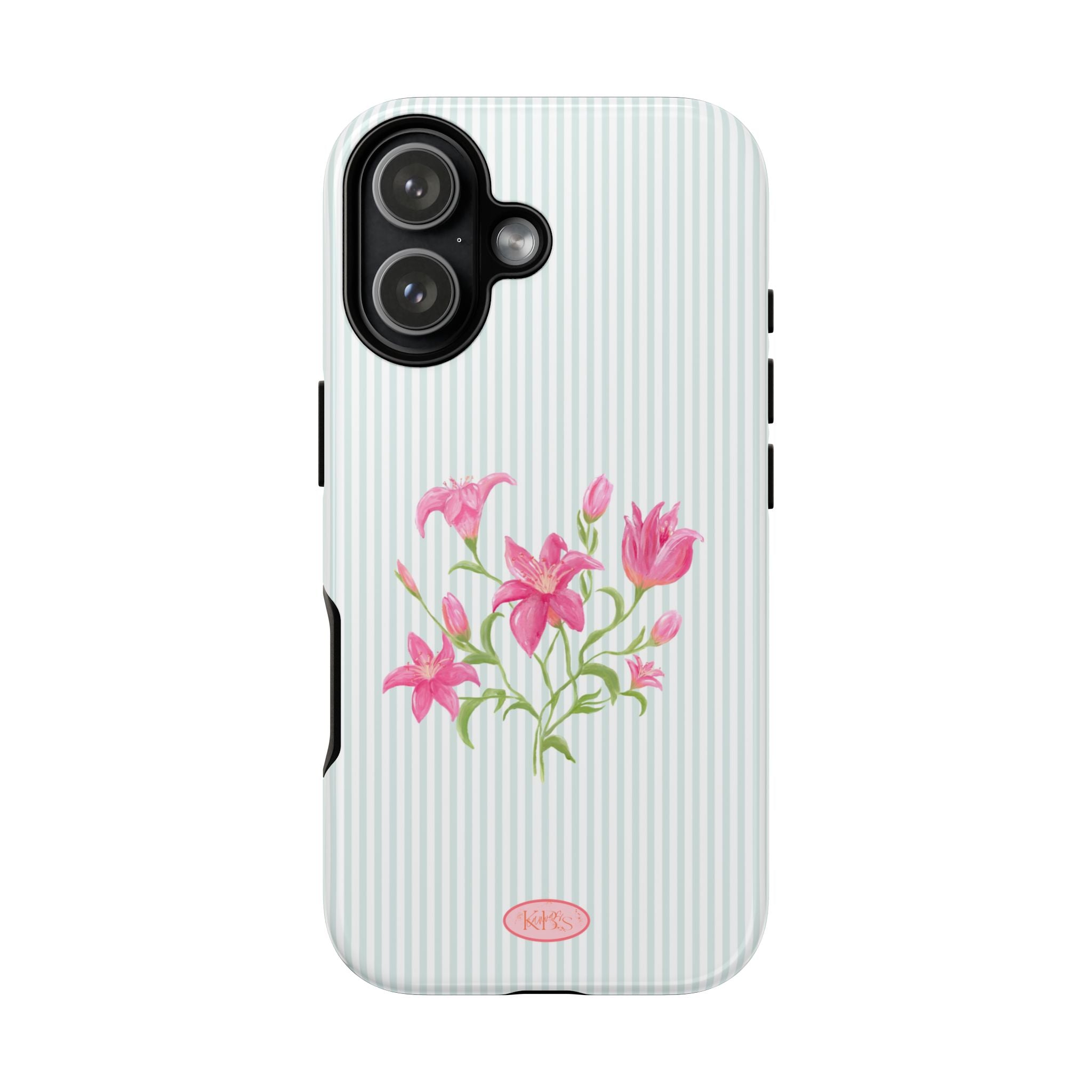 Lily Bloom Tough Case for iPhone - Blue