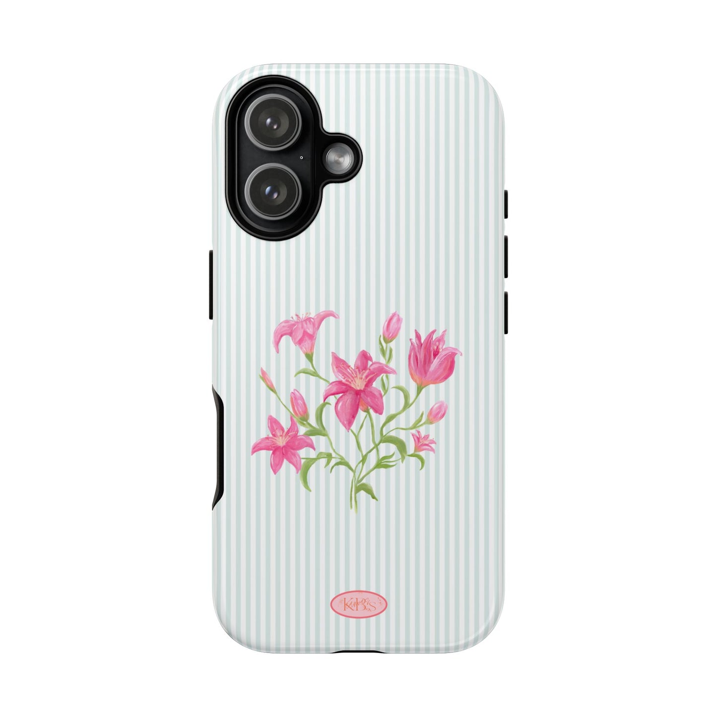 Lily Bloom Tough Case for iPhone - Blue
