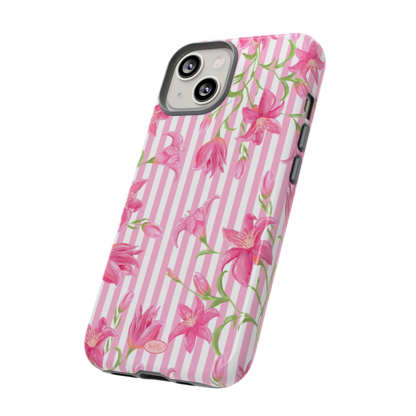 Azalea Stripe Tough Case for iPhone - Pink