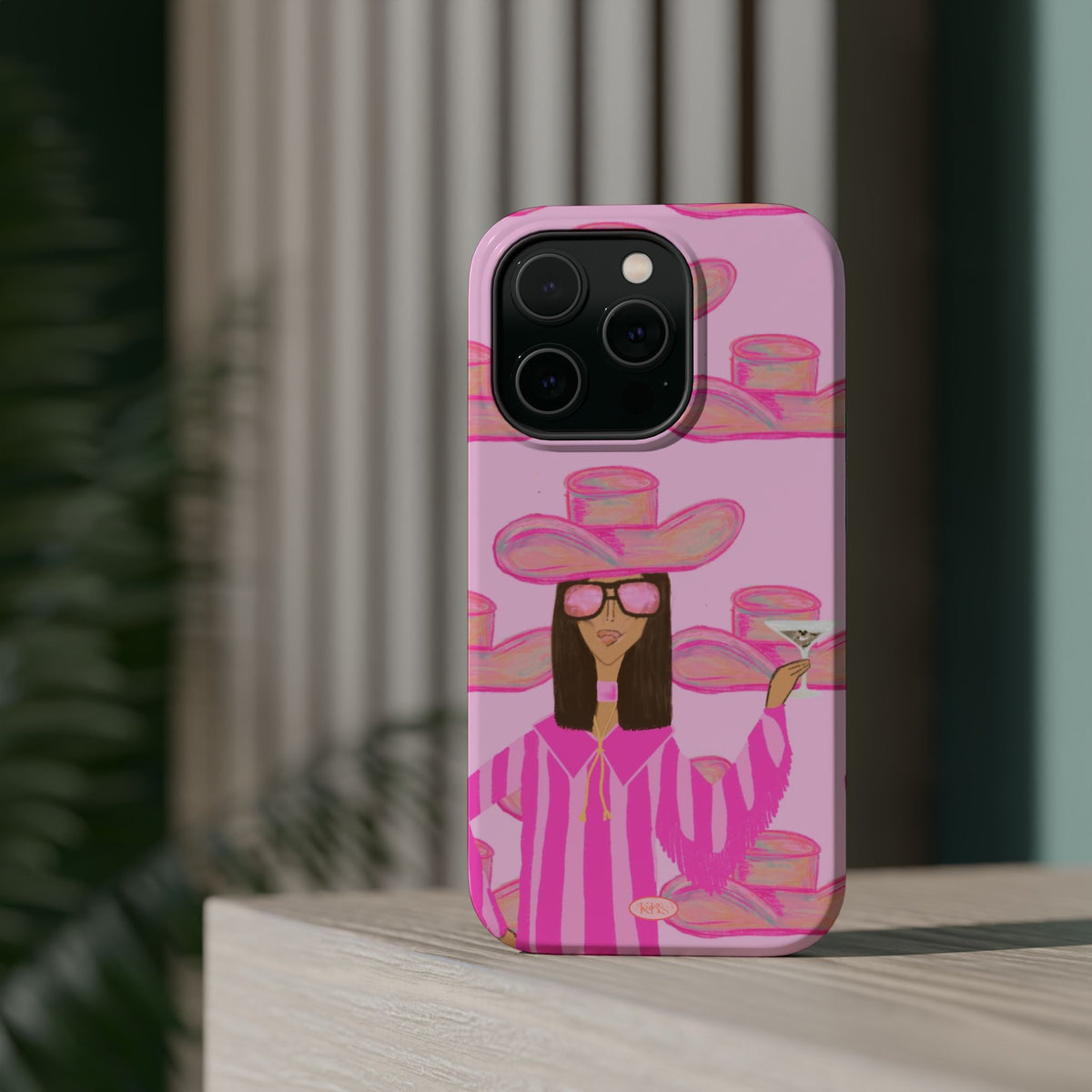 Cocktail Cowgirl MagSafe Case - Pink