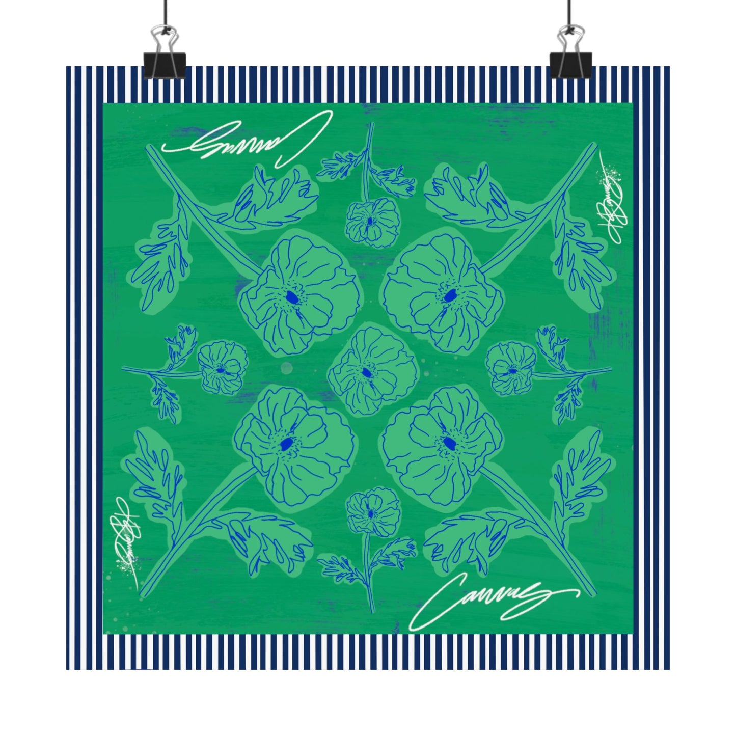 Flora Bloom Scarf Photo Print