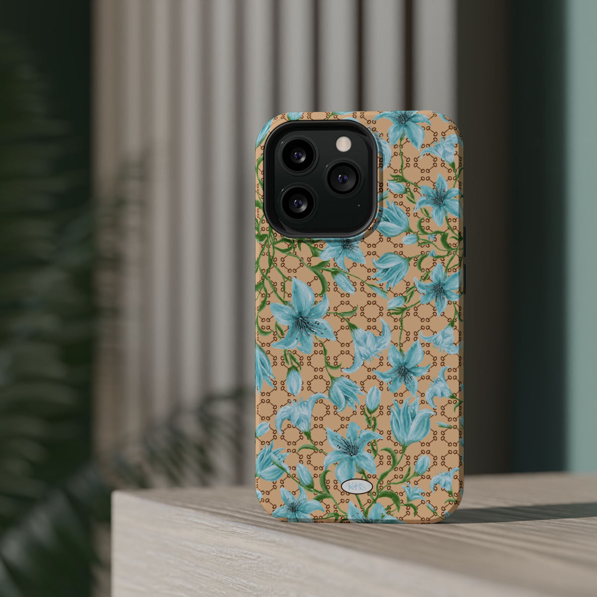 Horsebit Fleur Mag Safe Case for iPhone
