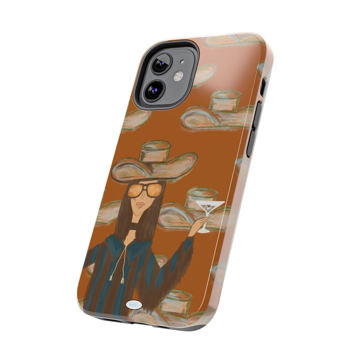 Cocktail Cowgirl Tough Case for iPhone