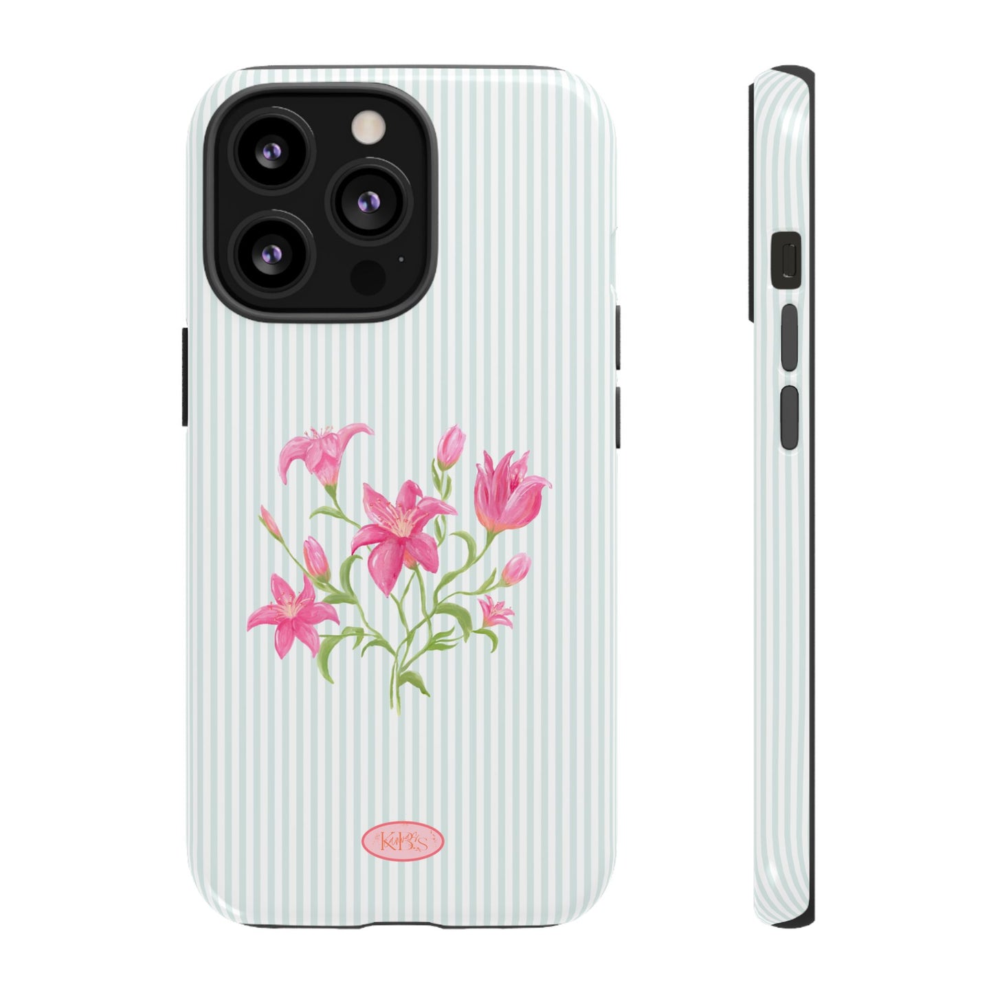 Lily Bloom Tough Case for iPhone - Blue