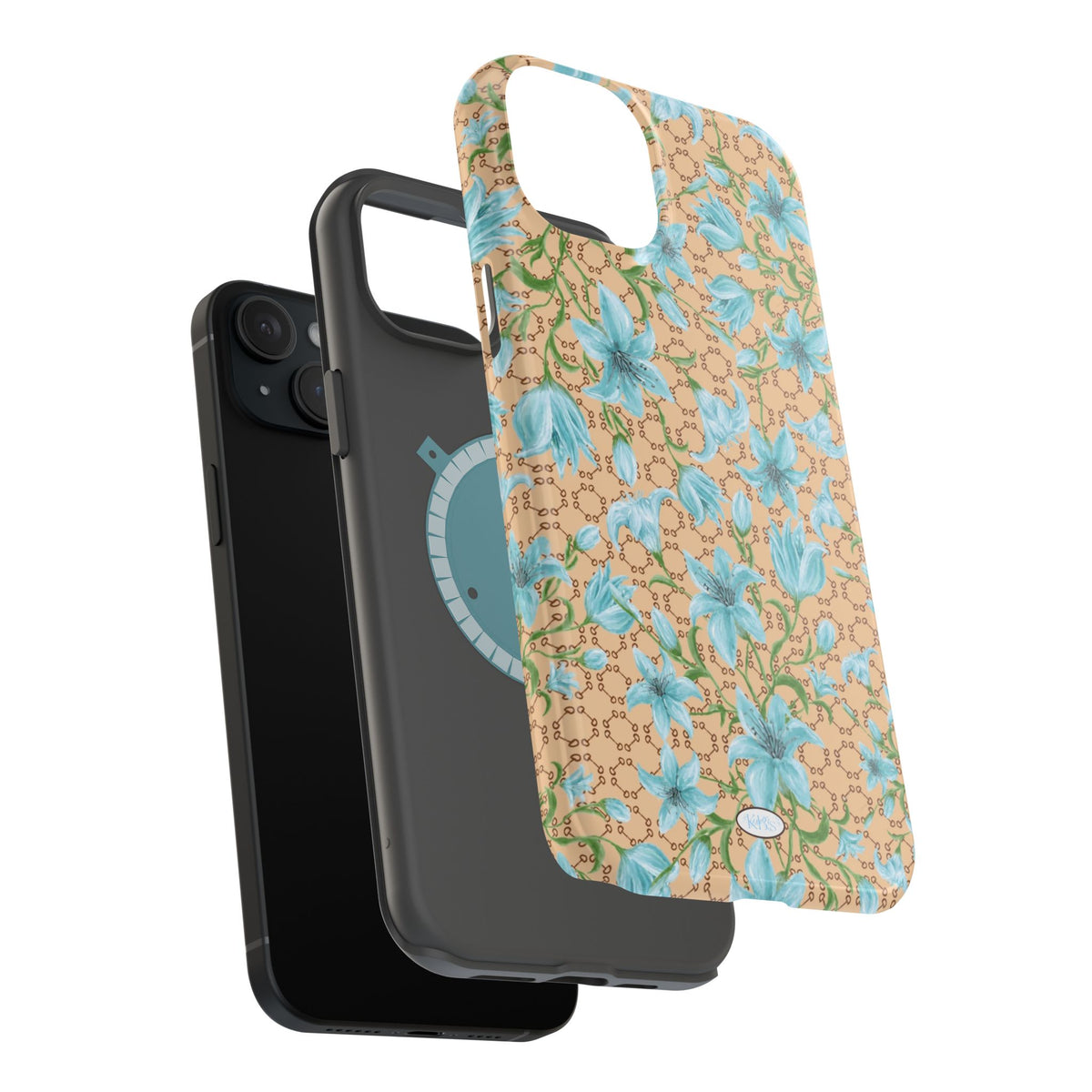Horsebit Fleur Mag Safe Case for iPhone