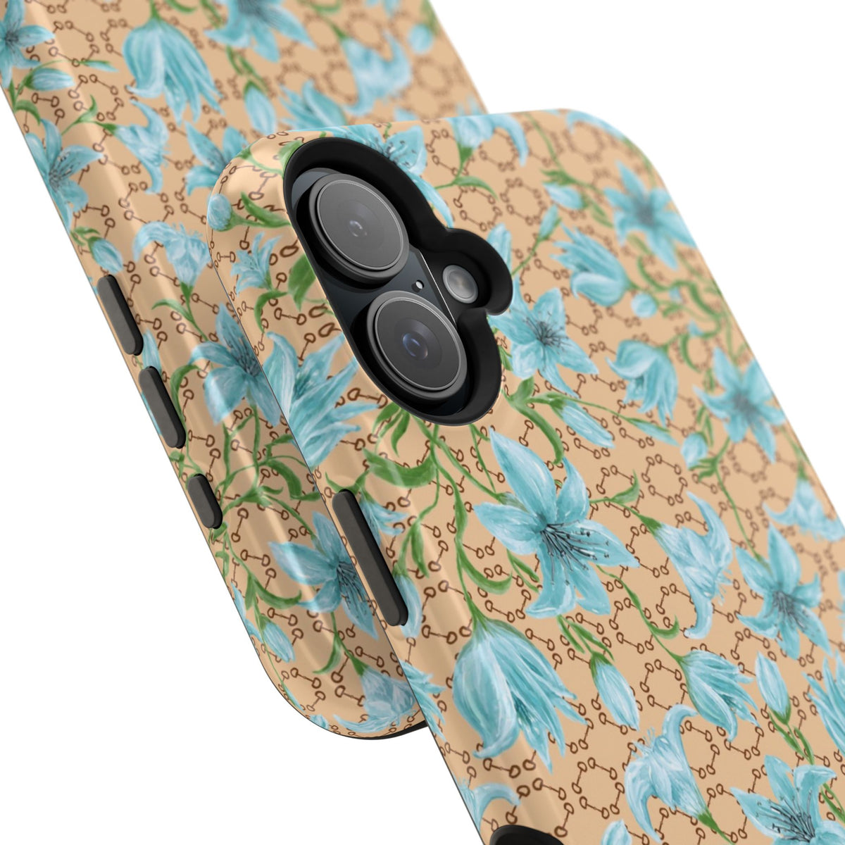 Horsebit Fleur Mag Safe Case for iPhone