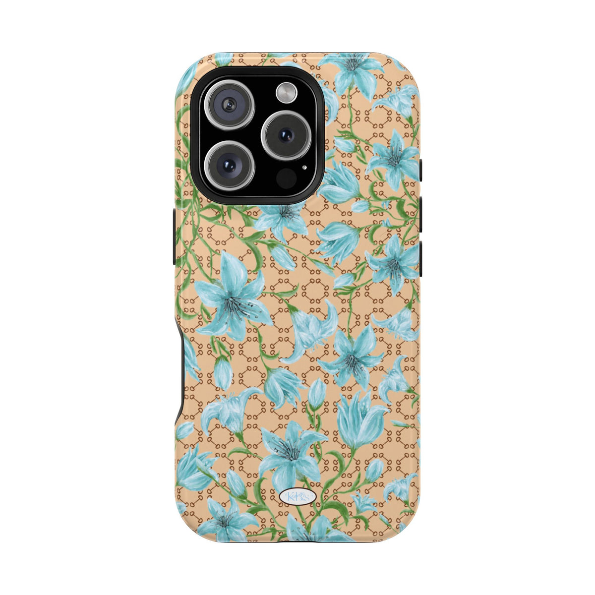 Horsebit Fleur Mag Safe Case for iPhone
