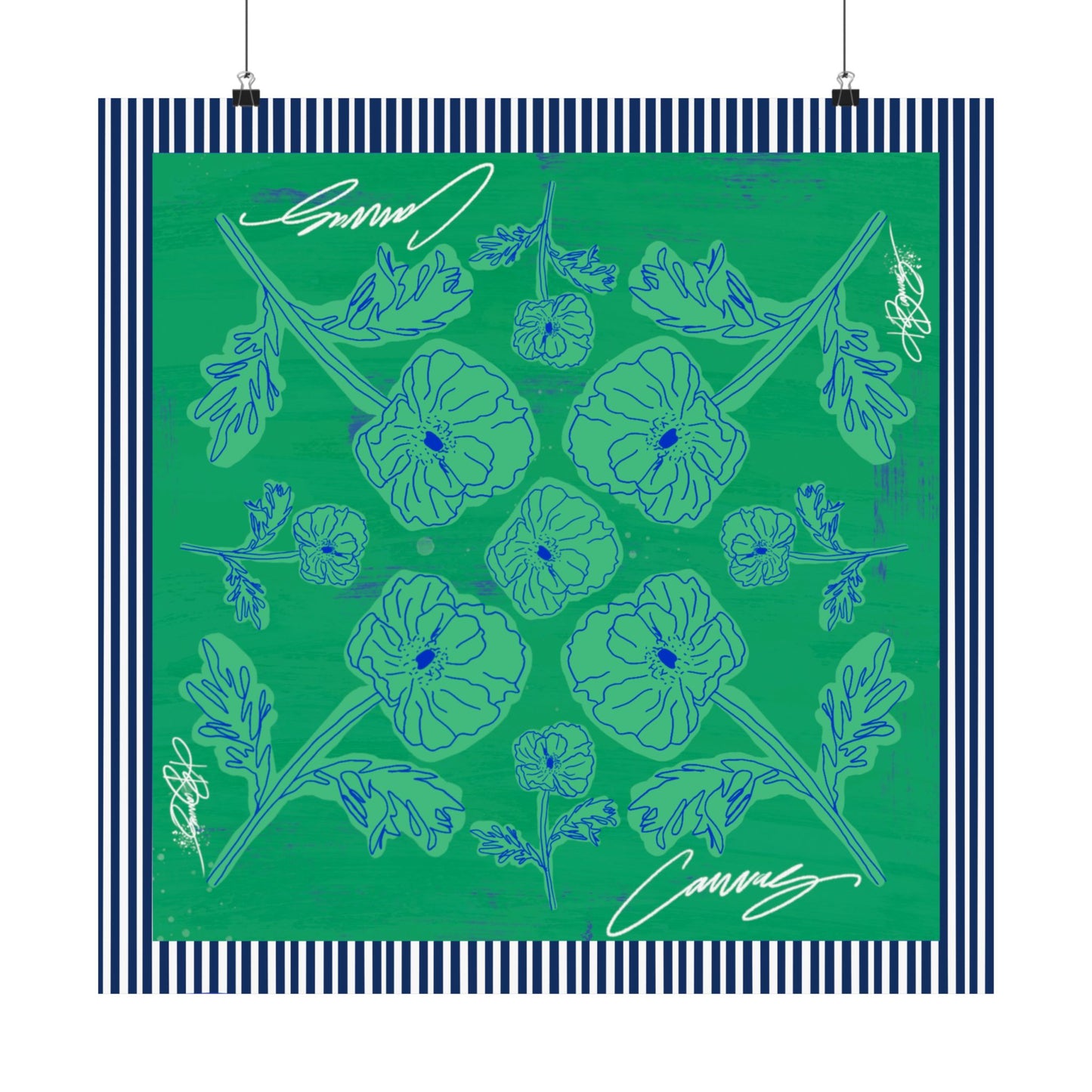 Flora Bloom Scarf Photo Print