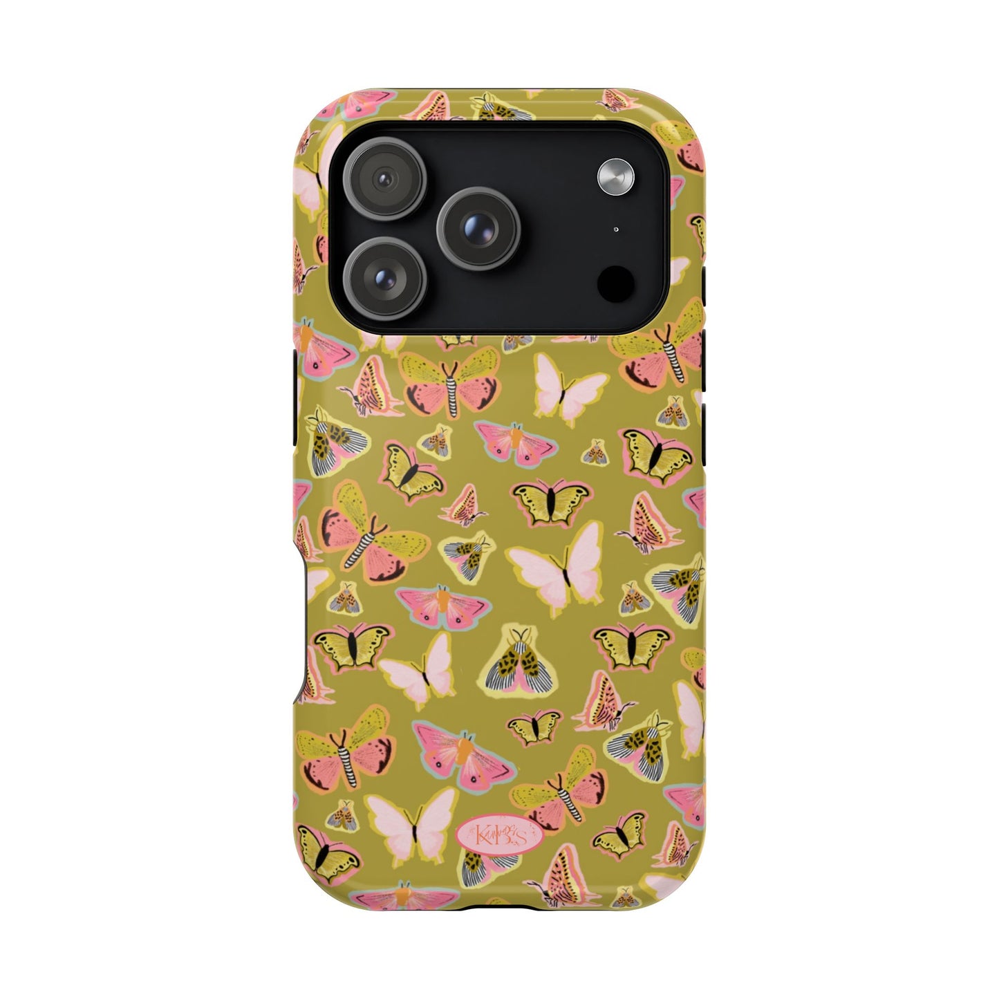 Butterfly Muse Mag Safe Case for iPhone - Green