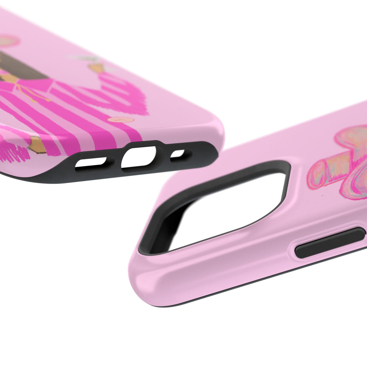 Cocktail Cowgirl Mag Safe Case for iPhone - Pink