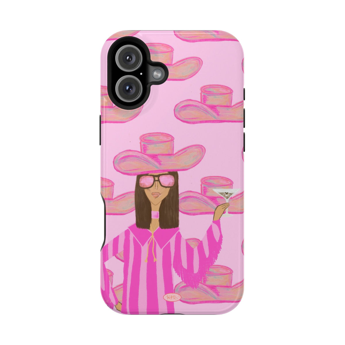 Cocktail Cowgirl MagSafe Case - Pink