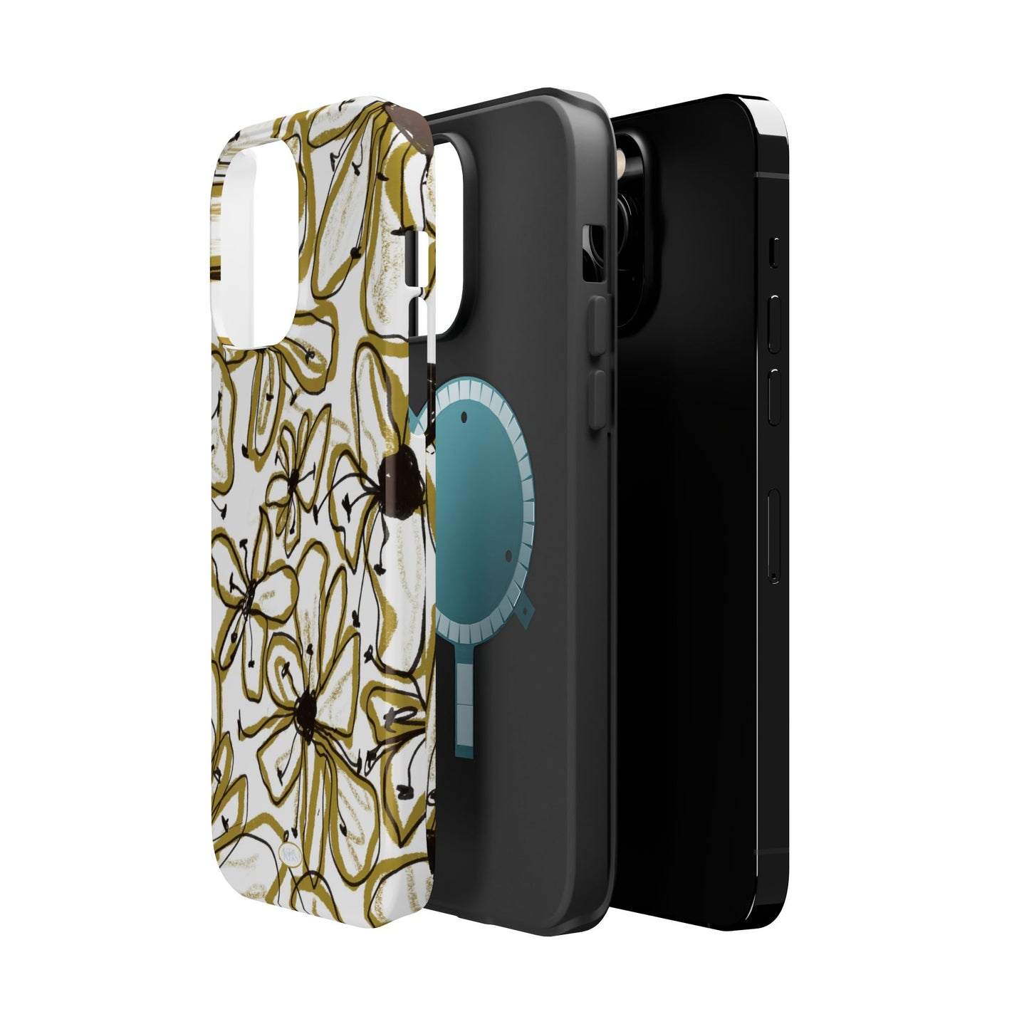 Floral Sketch Mag Safe Case for iPhone