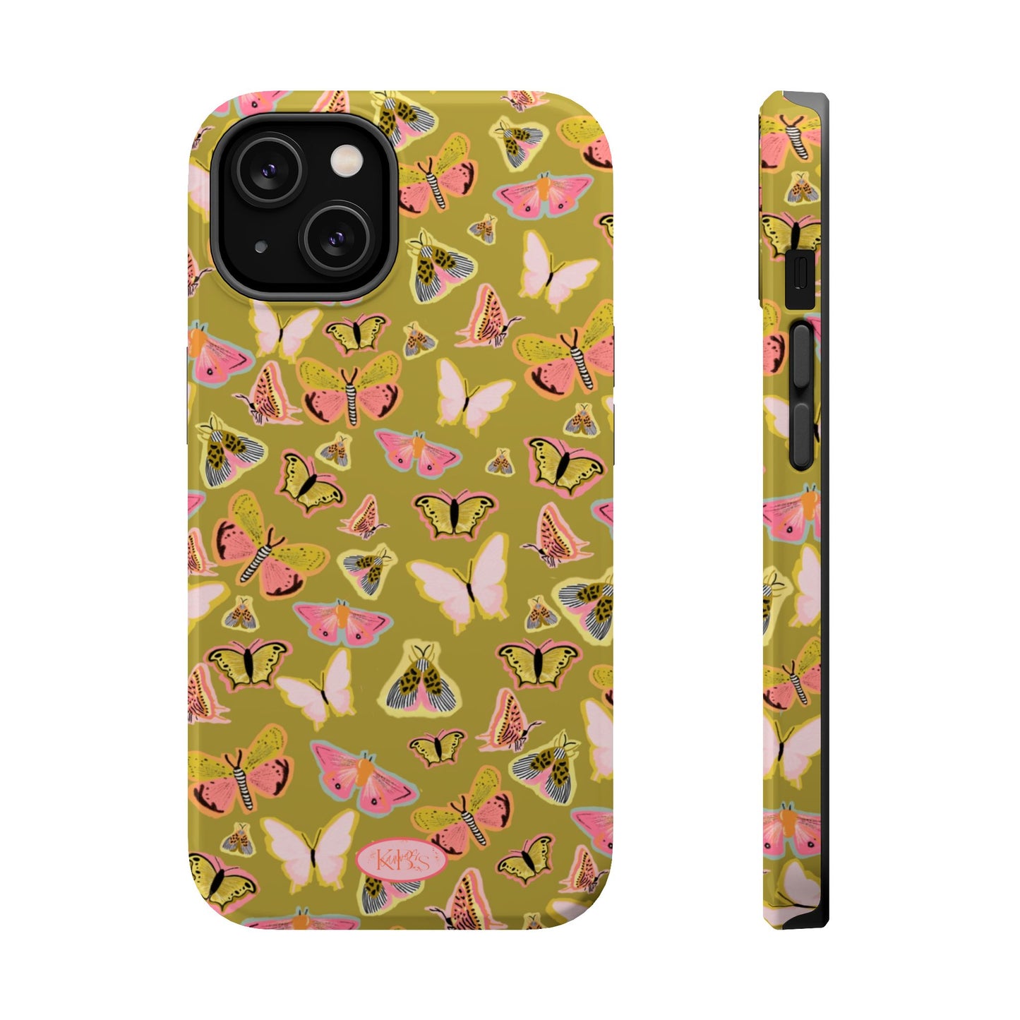 Butterfly Muse Mag Safe Case for iPhone - Green