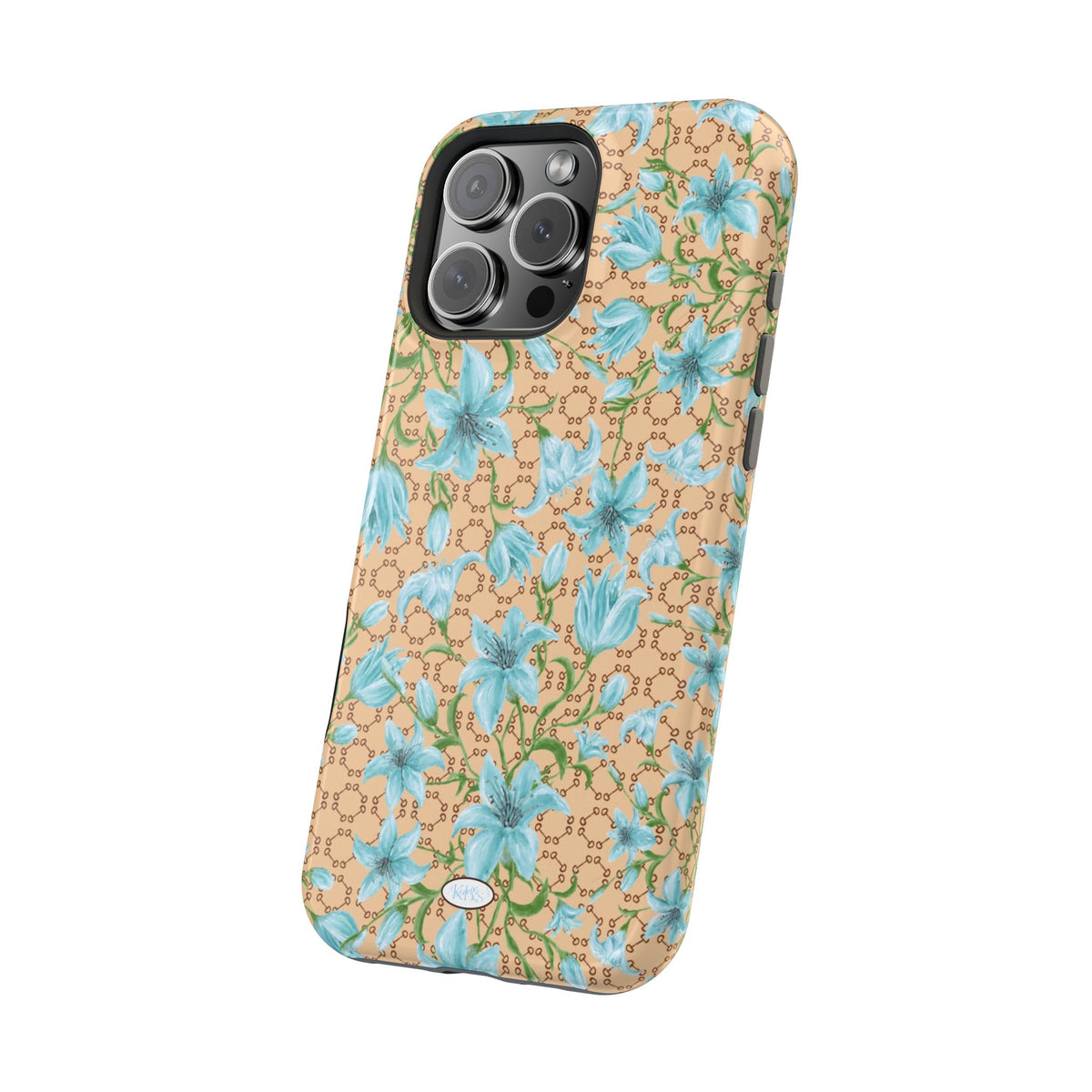 Horsebit Fleur Mag Safe Case for iPhone